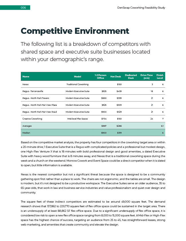 Feasibility Report 6